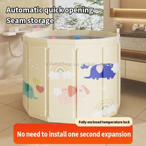 Nouveau design Vente en gros <span class=keywords><strong>Baignoire</strong></span> à glace en pvc portable en plastique personnalisée et accessoires <span class=keywords><strong>Baignoire</strong></span> <span class=keywords><strong>pliable</strong></span> pour enfants bébés adultes - Product Image 5