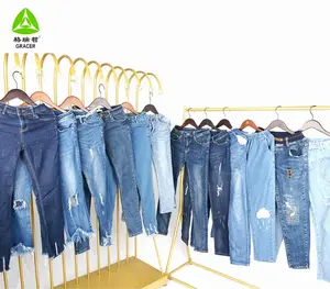 High quality used jeans old used clothes used clothes usa fashion style bales