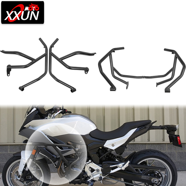 XXUN Motorcycle Parts Upper Crash Bar Engine Guard Frame Protector for BMW F900XR F900R F900 XR F900 R 2020 2021