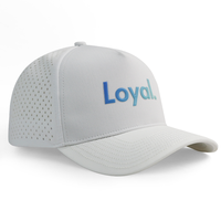 Topi Baseball Sporty Vintage 5-Panel Anti Air dan Bernapas HS41 Unisex dengan Logo Custom dan Ventilasi Laser untuk Olahraga Luar Ruangan