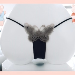 Culotte string invisible en soie de lait séduisante pour femme, lingerie soyeuse et séduisante à taille basse, string chaud et coquin. - Product Image 4