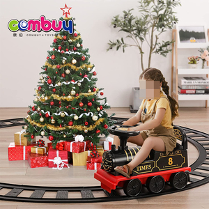 Train électrique pour enfants, chaise et lecteur de musique, musique, lumières, automobile avec piste - Product Image 3
