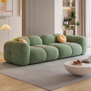 Tùy Chỉnh Phòng Khách Nhung <span class=keywords><strong>Sofa</strong></span> Đặt Nhà Máy Kích Thước Và Màu Sắc Tùy Chọn Chất Liệu Vải Với Miếng Bọt Biển Đệm - Product Image 4