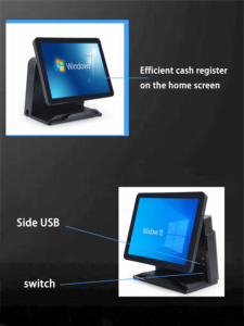 Pantalla táctil 2023 todo <span class=keywords><strong>en</strong></span> uno pago <span class=keywords><strong>en</strong></span> efectivo sistema POS caja registradora terminal máquina escala pos - Product Image 6
