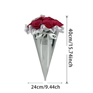 Nuevo ramo de simulación de conos de helado, regalo creativo de alta gama para el Día de San Valentín y Tanabata para chicas - Product Image 5