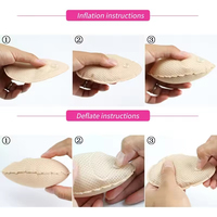 Inserts de soutien-gorge gonflables invisibles et ajustables à prix réduit pour rehausser et épaissir la poitrine, idéaux pour les maillots de bain et les mariages