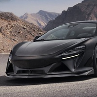 Couverture de phare en carbone véritable haute brillance pour McLaren Artura N-Style, kit d'amélioration visuelle OEM à montage direct