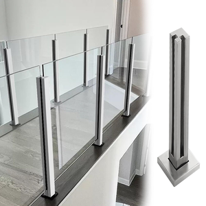 玻璃栏杆楼梯扶手不锈钢阳台栏杆楼梯栏杆扶手 - Product Image 1