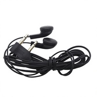Casque d'écoute double prise pour l'aviation avec suppression du bruit ENC, conception semi intra-auriculaire, interface 3,5 mm, transducteurs magnétiques planaires