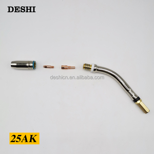 Đầu Tiếp Xúc Đầu Phun Hình Nón <span class=keywords><strong>25AK</strong></span> Đồ Dùng Mỏ Hàn 24KD MIG/MAG <span class=keywords><strong>25AK</strong></span> M6 * 28Mm 0.8/1.0/1.2Mm - Product Image 5