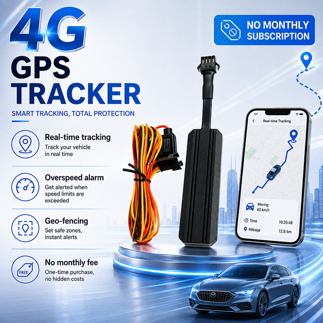 4G LTE Wired GPS Tracker with Engine Cut Off OEM ODM Manufacturer