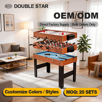 Table de jeux multifonction 3 en 1 pour enfants, billard, hockey sur air, football, certifiée CE BSCI, personnalisable en OEM, vente en gros d'usine