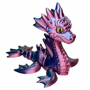 Verbazingwekkende gedetailleerde antieke gevleugelde drakenstandbeeld van hars, tuinornament, magische huisdecoratie, drakensculptuur - Product Image 4