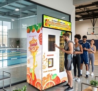 Zware uitvoering fruitsapdispenser groothandelsprijs multi-betalingssysteem munt kaart QR-code selfservice touchscreen automaat