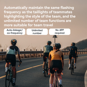 Luz Trasera Inteligente para Bicicleta Q1MAX, Luz de Freno para Ciclismo Nocturno, Sensor de Luz, Alimentada por Batería, Luz de Advertencia para Bicicleta de Montaña y Carretera - Product Image 4