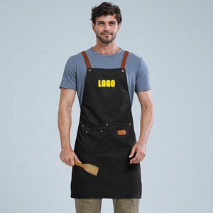 Tabliers personnalisés avec logo pour la vente en gros – Tabliers <span class=keywords><strong>de</strong></span> chef, pour femmes et hommes, avec poche, pour le nettoyage, la coupe <span class=keywords><strong>de</strong></span> cheveux, le <span class=keywords><strong>salon</strong></span> <span class=keywords><strong>de</strong></span> coiffure, la barbierie, les tenues <span class=keywords><strong>de</strong></span> travail, les uniformes, le jardinage - Product Image 2