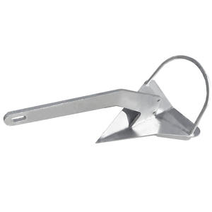 ISURE MARINE 316 <span class=keywords><strong>Ancre</strong></span> bêche en acier inoxydable <span class=keywords><strong>Ancre</strong></span> de bateau <span class=keywords><strong>Ancre</strong></span> de style Delta (6kg) 14lb Heavy Duty Marine Grade Poli - Product Image 4