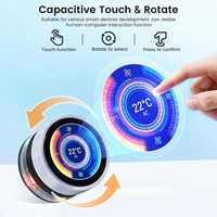 CrowPanel 1.28 pouces - HMI ESP32 Écran rotatif 240*240 IPS Écran tactile rond avec bouton rotatif Modèle IOT DHE38128D