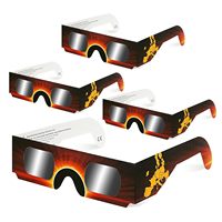 Lunettes d'observation d'éclipse solaire pour l'éclipse de 2026, approuvées ISO 12312-2, certifiées CE, lunettes d'éclipse solaire sûres