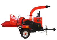 Broyeur de bois autopropulsé à chenilles essence/diesel PT1, capacité 3T/h, 7500W