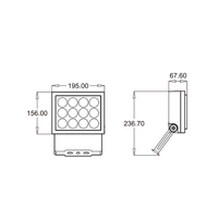 Projecteur LED extérieur étanche IP65 en aluminium moulé sous pression pour la décoration des arbres