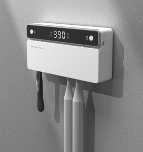 Auto UV <b>Toothbrush</b> Holder Disinfector Sanitizer UVC LED Warm Dry USB Type C 4000mAh <b>Battery</b> Home Travel Bathroom Sterilizer Tool - Product Image 1