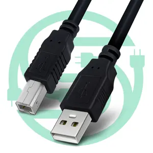 1.5M Factory Hot Koop Zwart Usb Kabel Printer Cord In Voorraad