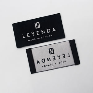 맞춤형 사이즈 직조 폴리에스터 의류 라벨 (롤 옵션 포함) 유니폼 및 보안 의류용 - Product Image 4