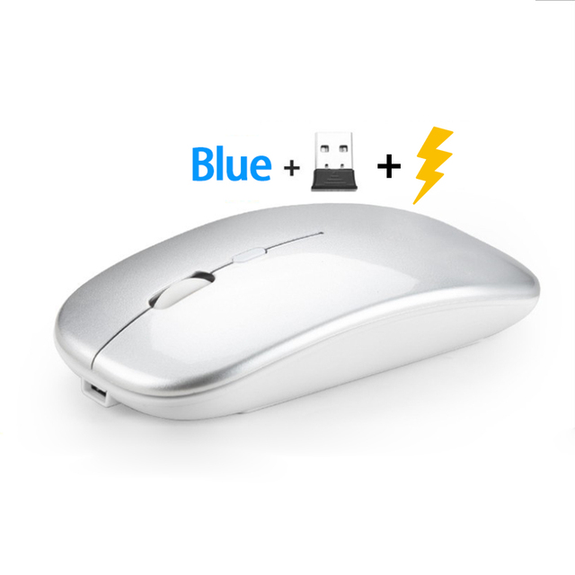 OEM/ODM Silent Wireless Mouse Rechargeable Bluetooths Dual Model Wireless Mouse Office Souris Sans Fil Maus Wireless Mouse