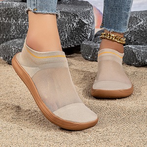 2026 Zapatillas Calcetín <span class=keywords><strong>Mujer</strong></span> Personalizadas Malla Barefoot Slip On Cero Caída Plano Transpirable Antideslizante <span class=keywords><strong>Zapatos</strong></span> De Muj - Product Image 3