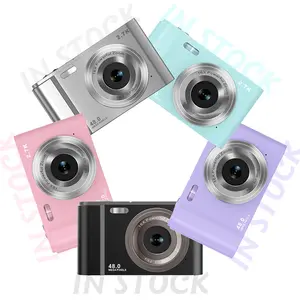 CMOS sensor point and shoot digital camera with 2.88 inch screen up to 48MP