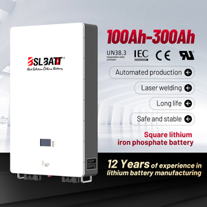 Batería de Almacenamiento de Energía de Pared <span class=keywords><strong>BSLBATT</strong></span> 200ah 10kwh Powerwall 48v 200ah 300ah Batería Solar Residencial Lifepo4 - Product Image 2