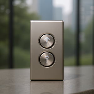 Elevator <b>Button</b> <b>Switch</b> Stainless Steel Metal Plastic Round <b>Push</b> <b>Button</b> For Elevator Control Panel - Product Image 3