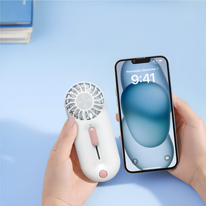 Lên đến 11 giờ làm việc tay người hâm mộ thoải mái lưu thông không khí với không khí Turbo công nghệ quạt làm mát cho du lịch ngoài trời bãi biển xe buýt - Product Image 5