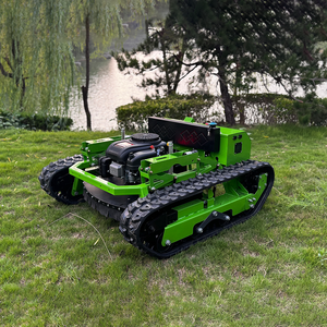 New Hot Sales Remote Control <strong>Lawn</strong> <strong>Mower</strong> with <strong>Push</strong> Shovel Crawler Chassis Adaptable to All Kinds of Terrain CE Certification - Product Image 3