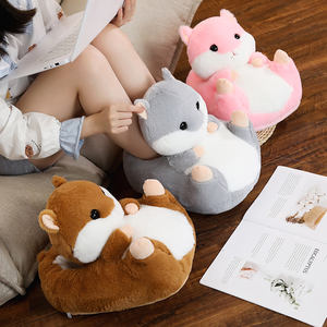 Cartone animato carino Husky/anatra/coniglio di peluche elettrico ricaricabile morbido peluche scaldamani borsa acqua calda - Product Image 3