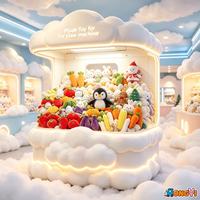 Plus de 30K styles de jouets en peluche dinosaure de 8 pouces, mignons et kawaii, pour la vente en gros, prix de machine à griffes et jouet d'arcade