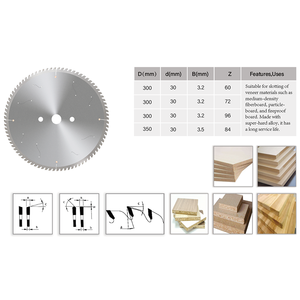FREUD LEITZ <span class=keywords><strong>LEUCO</strong></span> Hojas de sierra de corte de diamante de calidad de 12 pulgadas Hoja de sierra PCD para corte de madera para aglomerado Mdf Mcf laminado - Product Image 4