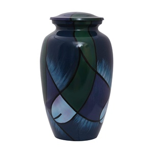 Urne funéraire en aluminium massif avec motif imprimé papillon agréable Urne funéraire commémorative Urnes funéraires à vendre - Product Image 6