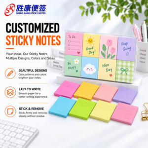 Blocs-notes autocollants colorés en forme de pouce levé, empilables, pour l'organisation du bureau - Product Image 1