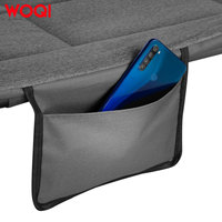 Lit pliant en métal Oxford WOQI avec dossier, chaise longue pour la sieste, lit simple pliant pour la maison