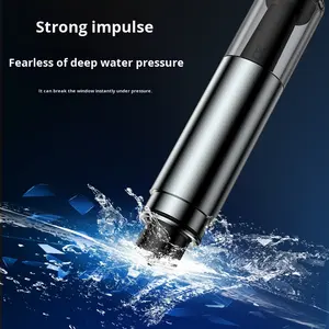 Brise-vitre coupe-ceinture de sécurité voiture marteau d'urgence brise-verre véhicule outil d'évasion sauvetage sûr un Seco plastique YYS - Product Image 4