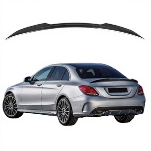 Ailerons arrière de haute qualité adaptés aux Mercedes Benz Classe C W205 C205 Style SQ-X Spoiler en fibre de carbone sèche - Product Image 2