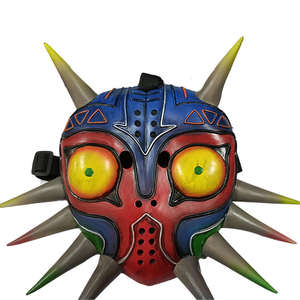 Masque en latex peint Legend of <span class=keywords><strong>Zelda</strong></span> pour Halloween, casque de haute qualité écologique, accessoires de déguisement pour fête - Product Image 4