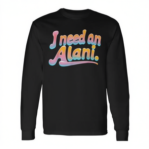 Ho bisogno di una maglietta a maniche lunghe Alani Beach Vibes Design, vestibilità unisex - Product Image 2