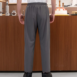 Uniforme <span class=keywords><strong>de</strong></span> <span class=keywords><strong>cuisine</strong></span> <span class=keywords><strong>noir</strong></span> brodé pour veste <span class=keywords><strong>de</strong></span> chef <span class=keywords><strong>de</strong></span> restauration rapide femmes uniformes <span class=keywords><strong>de</strong></span> restaurant pour employés <span class=keywords><strong>pantalon</strong></span> <span class=keywords><strong>de</strong></span> chef - Product Image 3