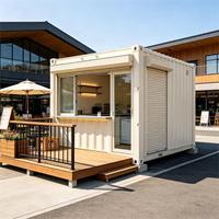 Maisons conteneurs écologiques modulaires préfabriquées, bonne isolation, mobiles, réutilisables pour parc, ferme, extérieur