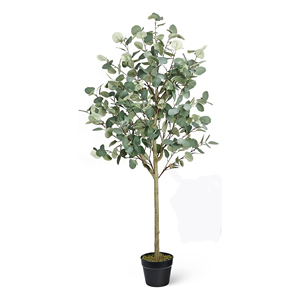 Fabricant Guangdong vente en gros pas cher <span class=keywords><strong>prix</strong></span> 170CM de haut plantes artificielles d'<span class=keywords><strong>eucalyptus</strong></span> faux <span class=keywords><strong>arbre</strong></span> d'argent pour la décoration <span class=keywords><strong>arbre</strong></span> de mariage - Product Image 2