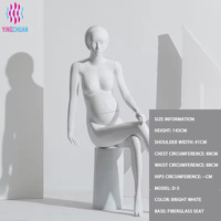 Maniquí de Mujer Embarazada de Alta Calidad, Personalizable, Decorativo, Clásico, Versátil y Hermoso para Tienda