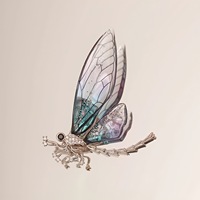 Broche libellule à ailes fines rétro, design féminin haut de gamme, tempérament de fleur de poitrine de niche, broche anti-éblouissement avec accessoires